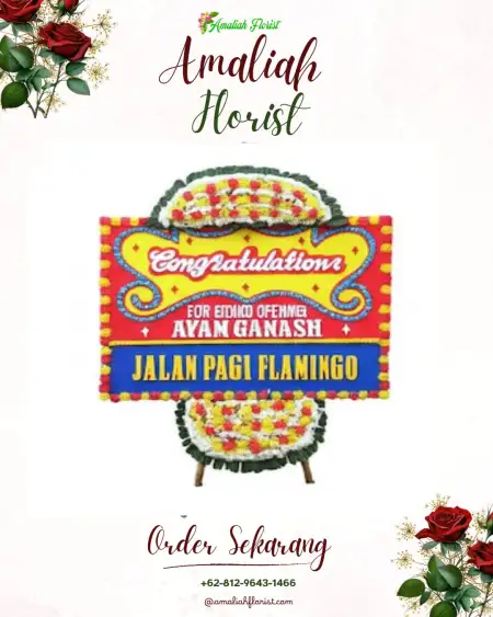Sewa Papan Bunga Lumutan